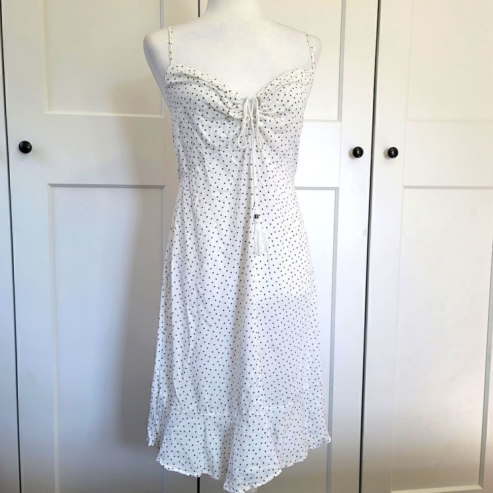 Sugar and cream polka dot dress